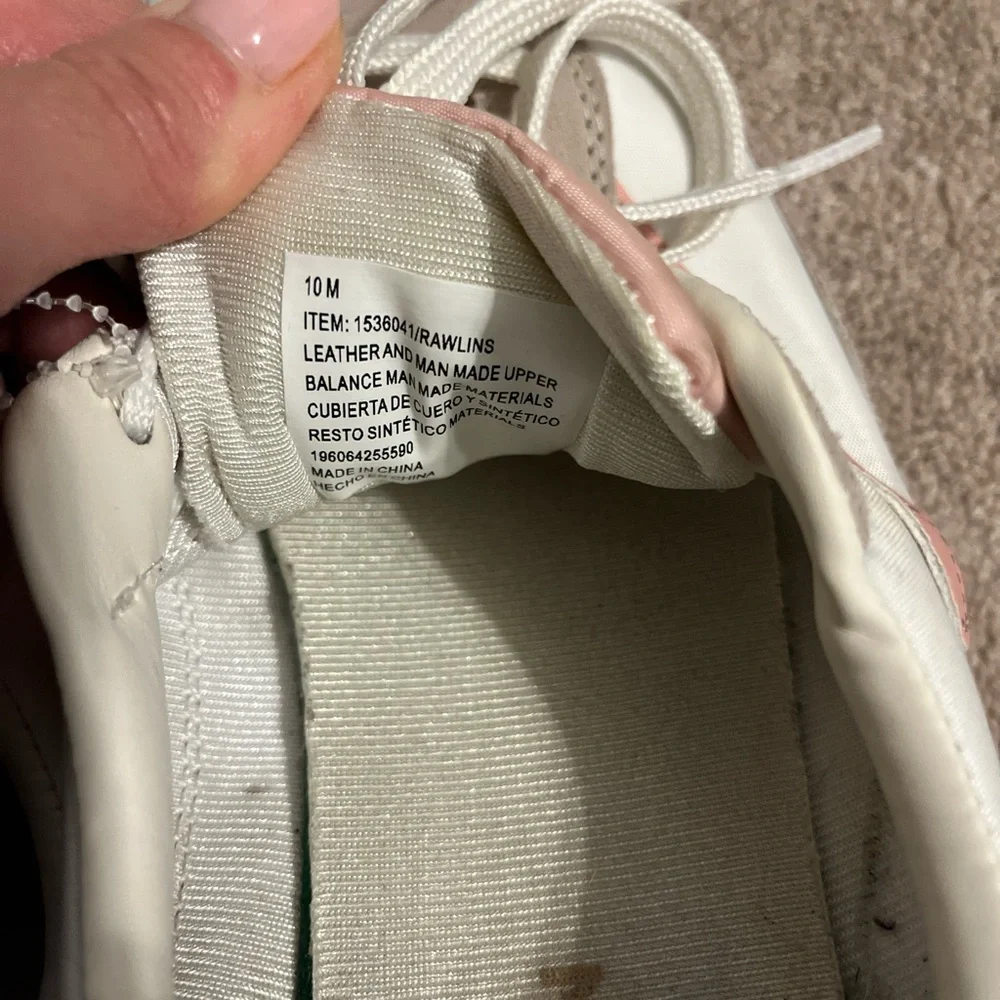 Tretorn Rawlings White and Pink Athletic Shoes